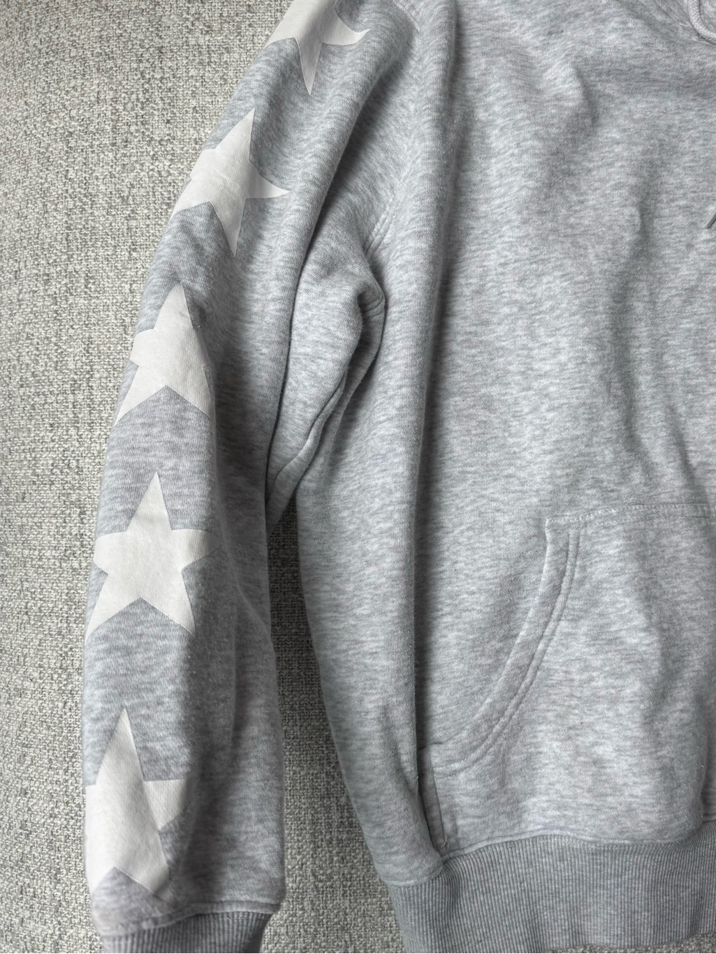 Starfit Gray Star Side Hoodie Size Small — image 7 of 8
